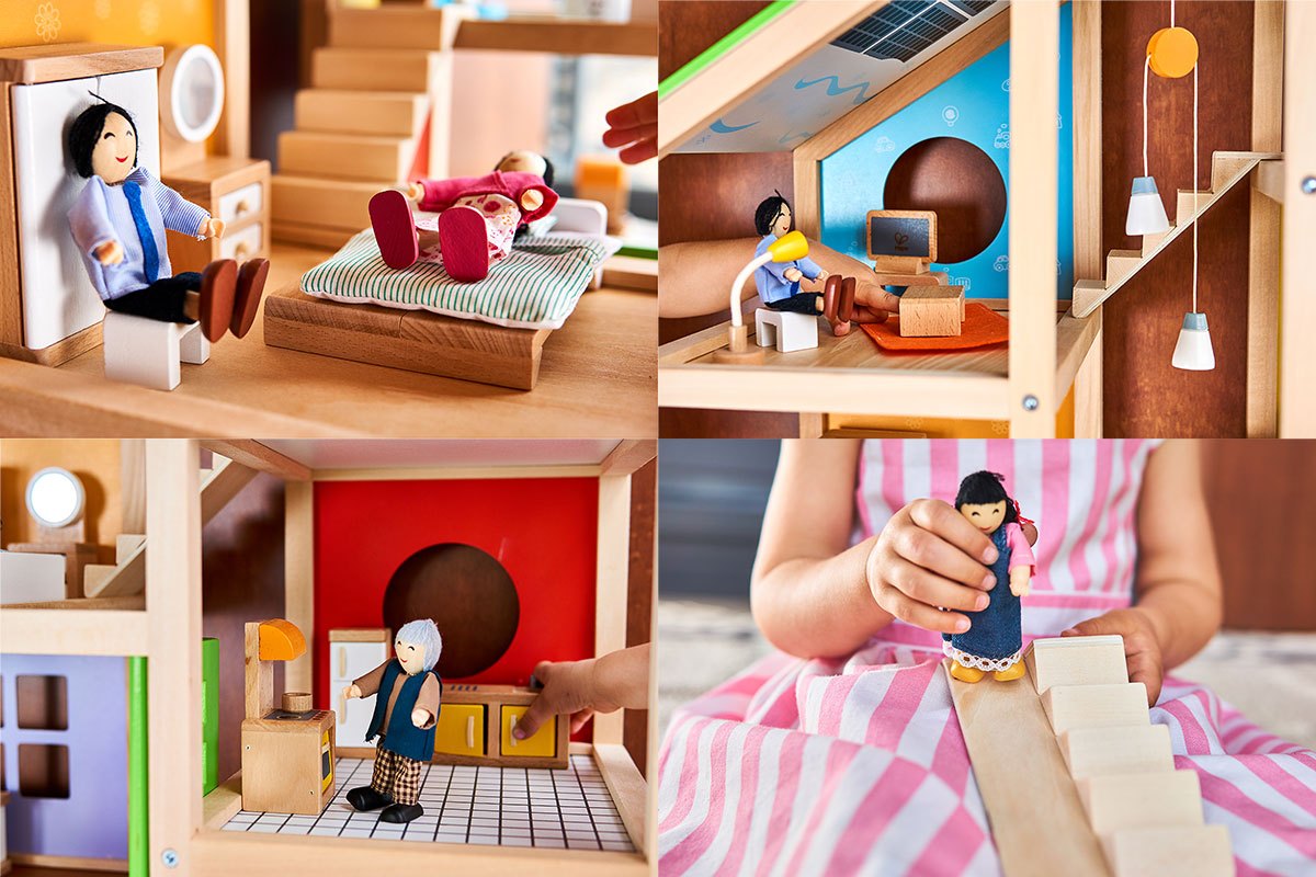 Drewniany domek dla lalek Hape Drewniany domek dla lalek Hape