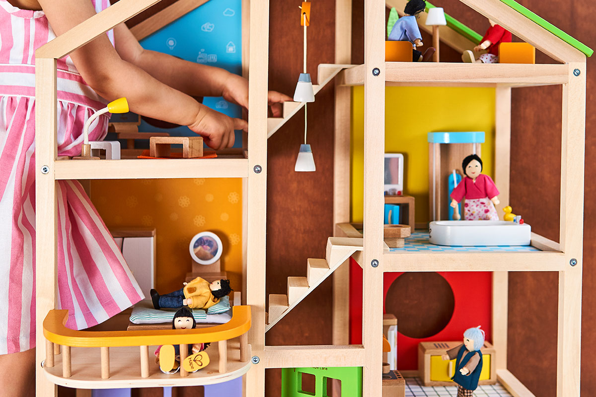 Drewniany domek dla lalek Hape Drewniany domek dla lalek Hape